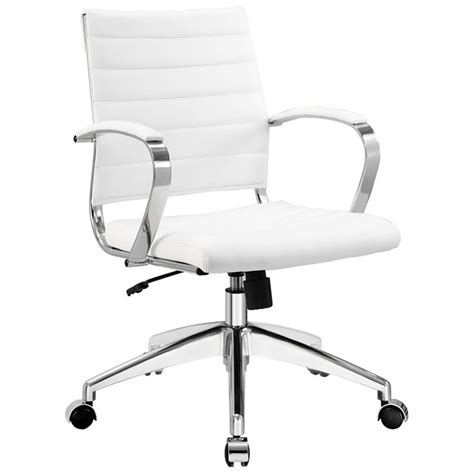 Modway Jive Modern Mid Back Office Chair In White