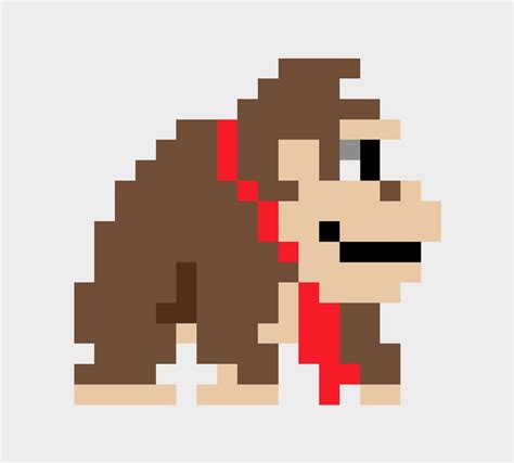 Donkey Kong Pixel Art Pattern Pixel Art Pattern Pixel Art Pixel Art