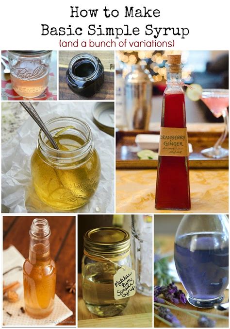 How To Make Basic Simple Syrup And A Bunch Of Variations All Roads