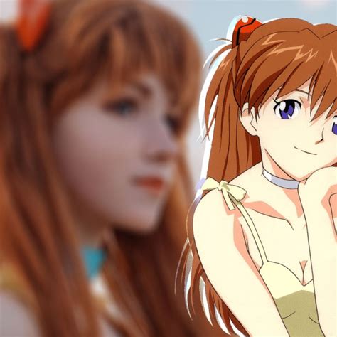 Shirogane Sama Es Asuka En Vestido Amarillo Con Su Cosplay De Neon Genesis Evangelion