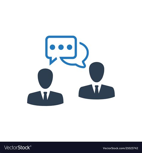 Business Communication Icon Royalty Free Vector Image
