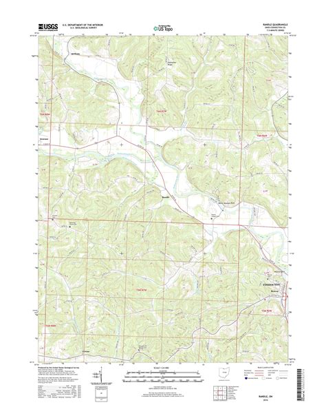 Mytopo Randle Ohio Usgs Quad Topo Map