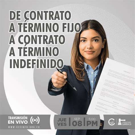 Contrato Laboral A Termino Fijo Se Convierte En Contrato Laboral A