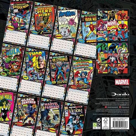 Official Marvel Comics Calendar 2021 Buy Online On Offer