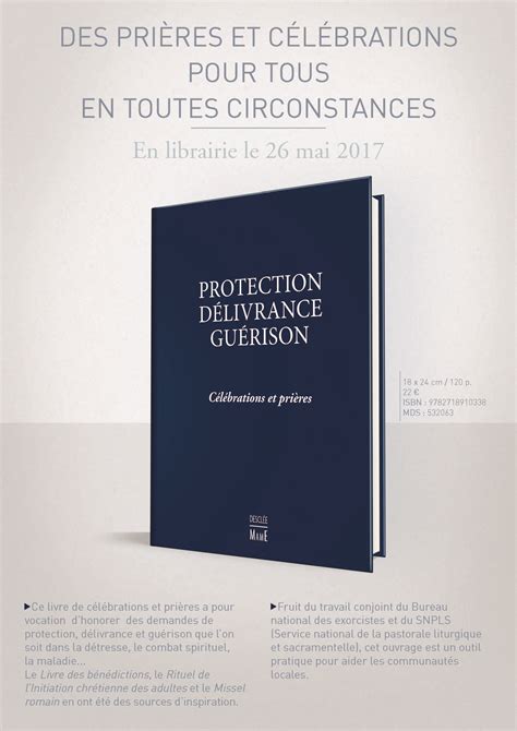 Louvrage De Célébrations Et Prières Protection Délivrance Guérison En Librairie