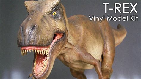Jurassic Park T Rex Vinyl Model Kit 116 Scale Youtube