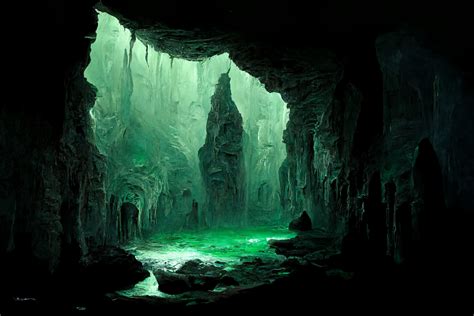 Artstation Emerald Cave