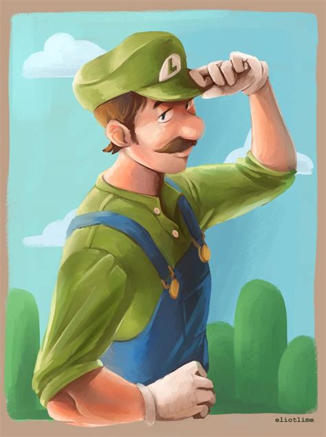 Luigi Things I Draw And Also Reblogs Mario Fan Art Super Mario And