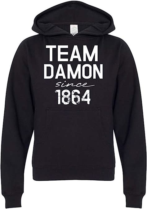 Team Damon Salvatore Hoodie Sweatshirt Amazonca Clothing And Accessories