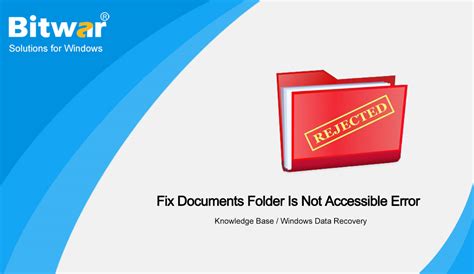 Simple Fix Documents Folder Is Not Accessible Error On Windows 10