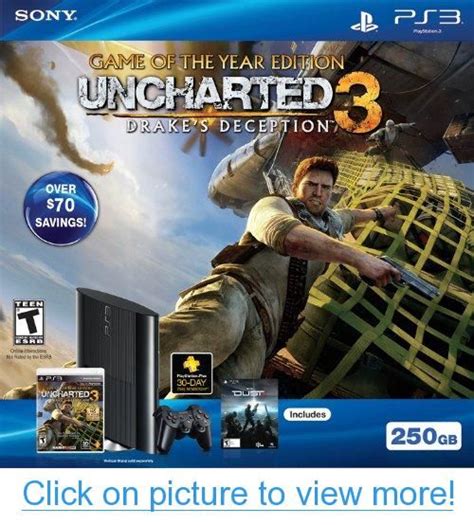 Ps3 250gb Uncharted 3 Game Of The Year Bundle Uncharted Uncharted