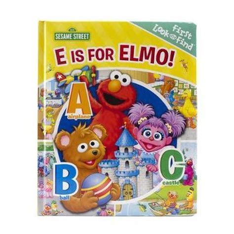 Sesame Street E Is For Elmo First Look And Find Editors Of Phoenix