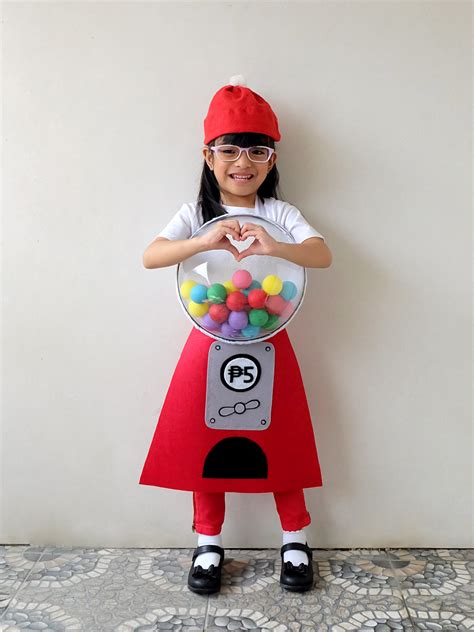 bubble gum machine costume