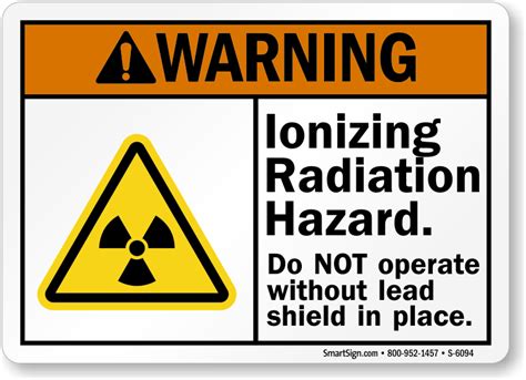 Radiation Warning Labels Radiation Stickers