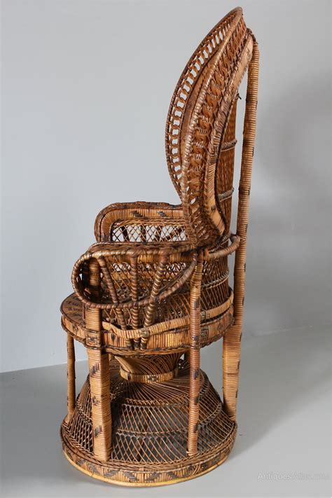 While i love a comfortable sofa, especially sectionals, my first choice is a. Antiques Atlas - 1960's Rattan Peacock Chair