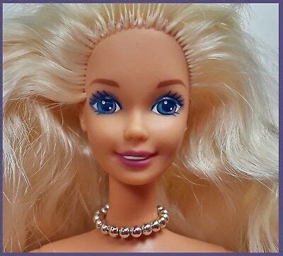 Nude Superstar Barbie Tnt Body Blonde Hair Blue Eyes Pink Lips