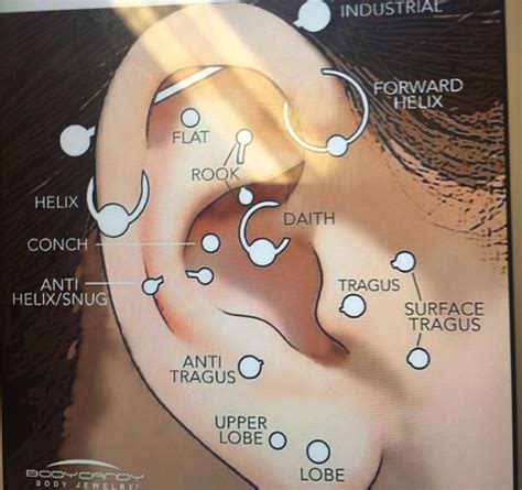 List Of Ear Piercings