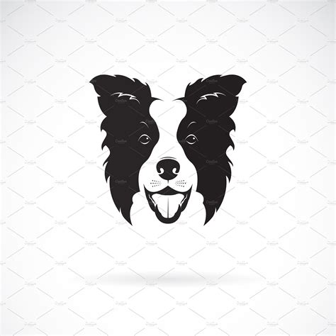 Vector Of A Border Collie Dog Pet Icons ~ Creative Market