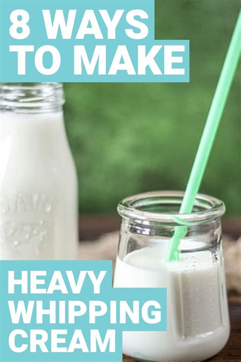 8 Different Ways To Make Heavy Whipping Cream At Home Homemade Heavy