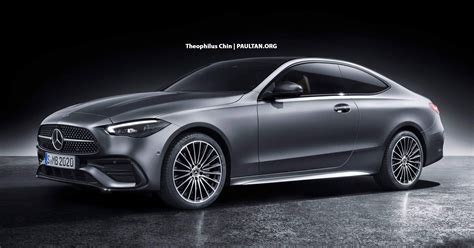 C206 Mercedes Benz C Class Coupe Rendering By Theophilus Chin 2