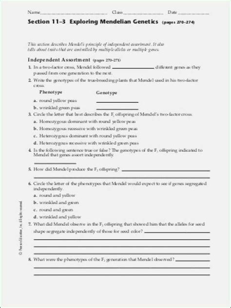 In genetics the terms mosaic and mosaicism are used to describe cell populations which. Mendelian Genetics Worksheet Answers Beautiful 25 Lovely ...