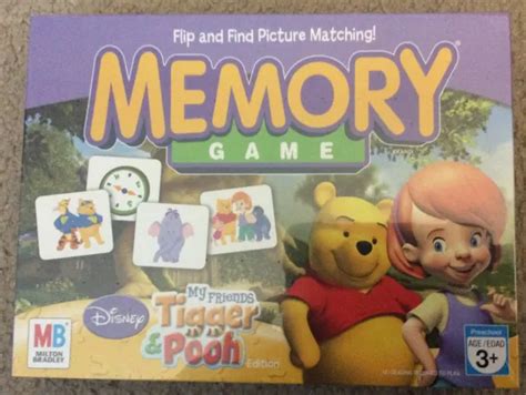 New Milton Bradley My Friends Tigger And Pooh Memory Game Winnie The