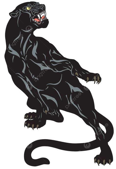 Panther Tattoo Symbol Jungle Panther Vector Symbol Jungle Panther