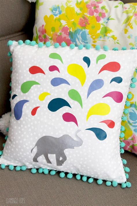 This will be a gift. Wild Elephant DIY Pillow | AllFreeSewing.com