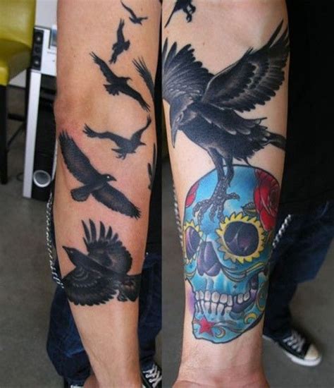 100 Inspirational Raven And Crow Tattoo Ideas Ultimate Guide Crow