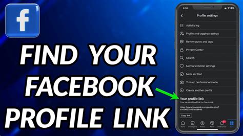 How To Find My Facebook Profile Link Youtube