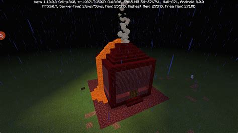 Nether Volcano Square 1 Chunk House Rminecraft