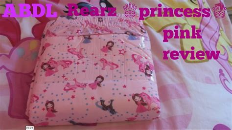 Abdl Rearz ♕princess Pink♕ Adult Diaper Review Youtube