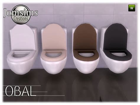 The Sims Resource Obal Bathroom Toilet