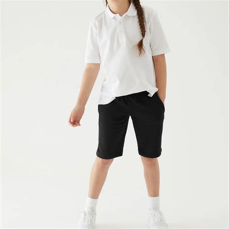 Custom Design Kids Elasticated Waist School Uniform Unisex Pure Cotton