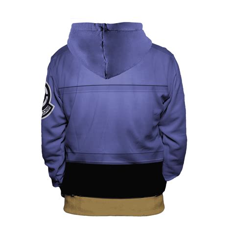 Dragon Ball Z Trunks Inspired Blue Cosplay Stylish Hoodie L Hddg Meteew