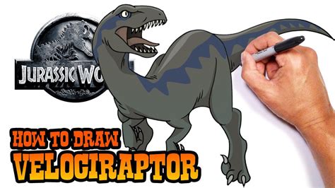 How To Draw Velociraptor Jurassic World Easy Art Lesson