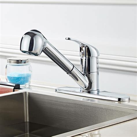 Ubesgoo Pull Out Kitchen Room Sink Faucet With Pull Down Sprayer