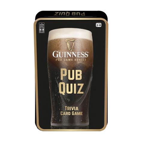 Lagoon Guinness Pub Quiz Trivia Card Game Ts Games And Toys From