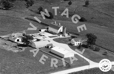 Vintage Aerial Iowa Dubuque County 1972 16 Pdu 19