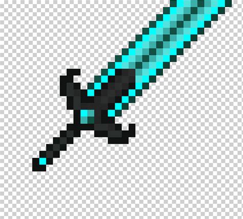 Pixel Art Minecraft Sword Grid Sword Pixel Minecraft Clipart Cursedn