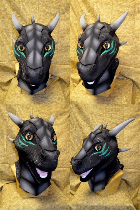 Grael Dragon Head By Temperance On Deviantart Furry Costume Dragon