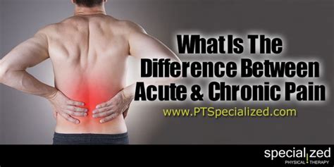 What Is The Difference Between Acute And Chronic Pain Physical