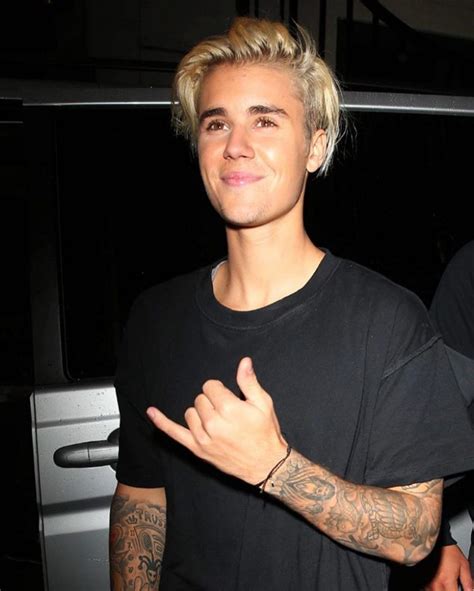 Best Justin Bieber Platinum Blonde Hairstyles