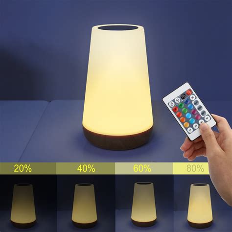 Touch Lamp Portable Table Sensor Control Bedside Lamps With Quick Usb Charging Port 13 Color