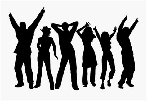 Group Dance Silhouette Transparent Free Transparent Clipart Clipartkey