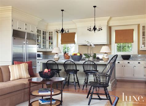 White Country Kitchen Luxe Interiors Design