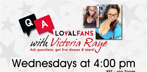S Victoria Raye To Offer Weekly Qanda Events Avn