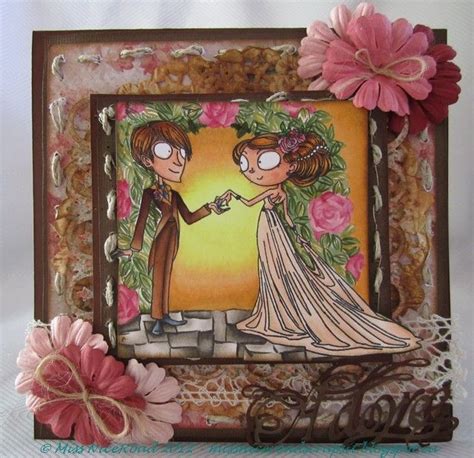 Carte De Mariage Avec Coucher De Soleil Sunset Wedding Card Painting