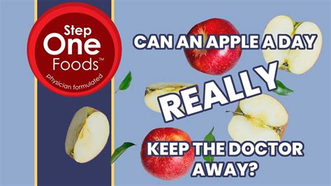 Can An Apple A Day Really Keep The Dr Away Step One Foods Building Blocks Of Health Youtube
