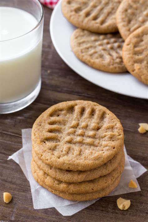 How can just 3 ingredients make a such delicious cookie? 3 Ingredient Peanut Butter Cookies - Just so Tasty